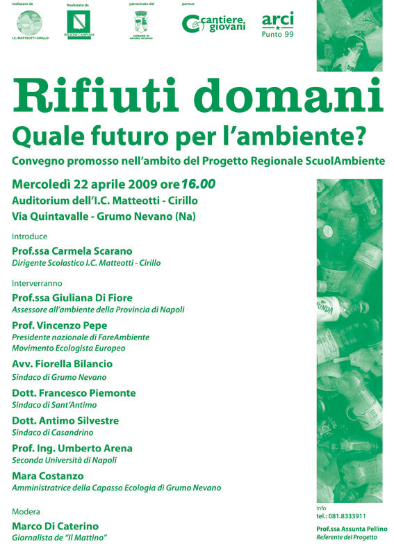 Rifiuti domani, Quale futuro per l'ambiente?