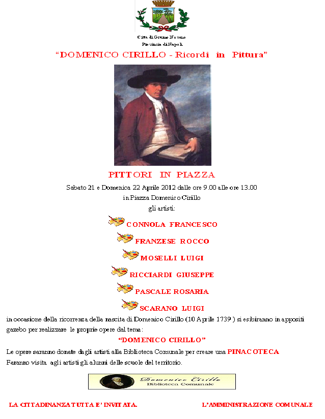 BIBLIOTECA COMUNALE DOMENICO CIRILLO