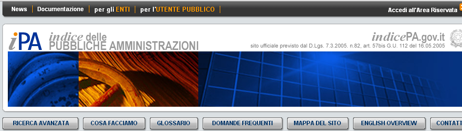 INDICE DELLE PUBBLICHE AMMINISTRAZIONI