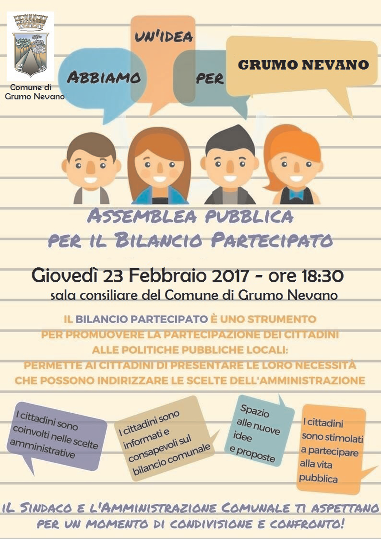 AVVISO PUBBLICO-BILANCIO PARTECIPATIVO