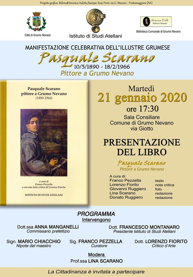 MANIFESTAZIONE CELEBRATIVA DELL'ILLUSTRE GRUMESE PASQUALE SCARANO