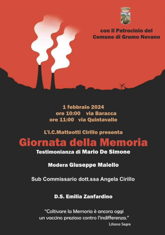 GIORNATA DELLLA MEMORIA