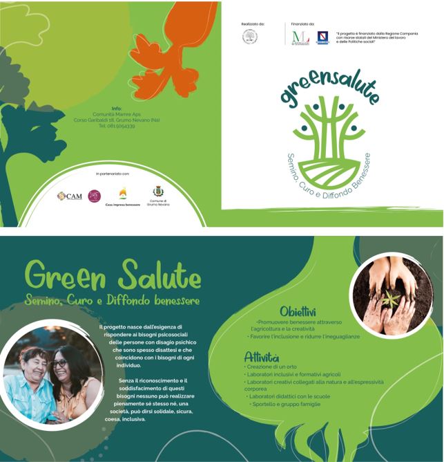 "Green Salute" Semino, curo e diffondo benessere.