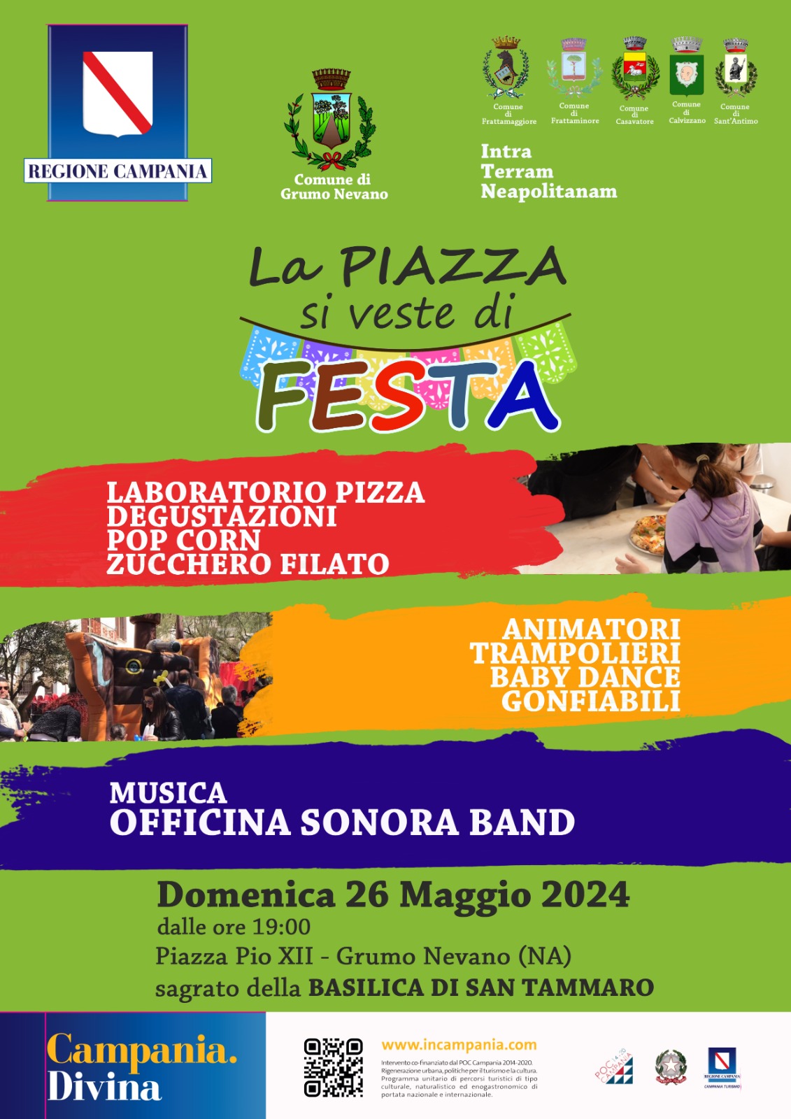LA PIAZZA SI VESTE DI FESTA